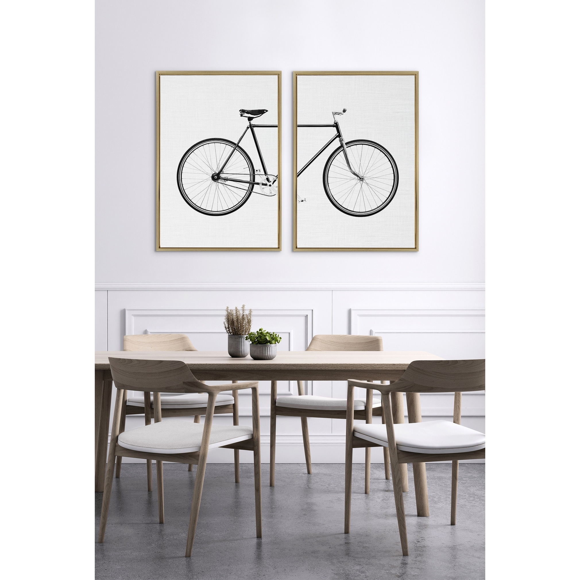 Kate and Laurel Sylvie Bicycle Canvas by Simon Te of Tai Prints On Sale  Bed Bath  Beyond 30962735
