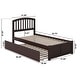 preview thumbnail 81 of 84, Richmond Solid Wood Platform Bed with Footboard & Twin XL Trundle