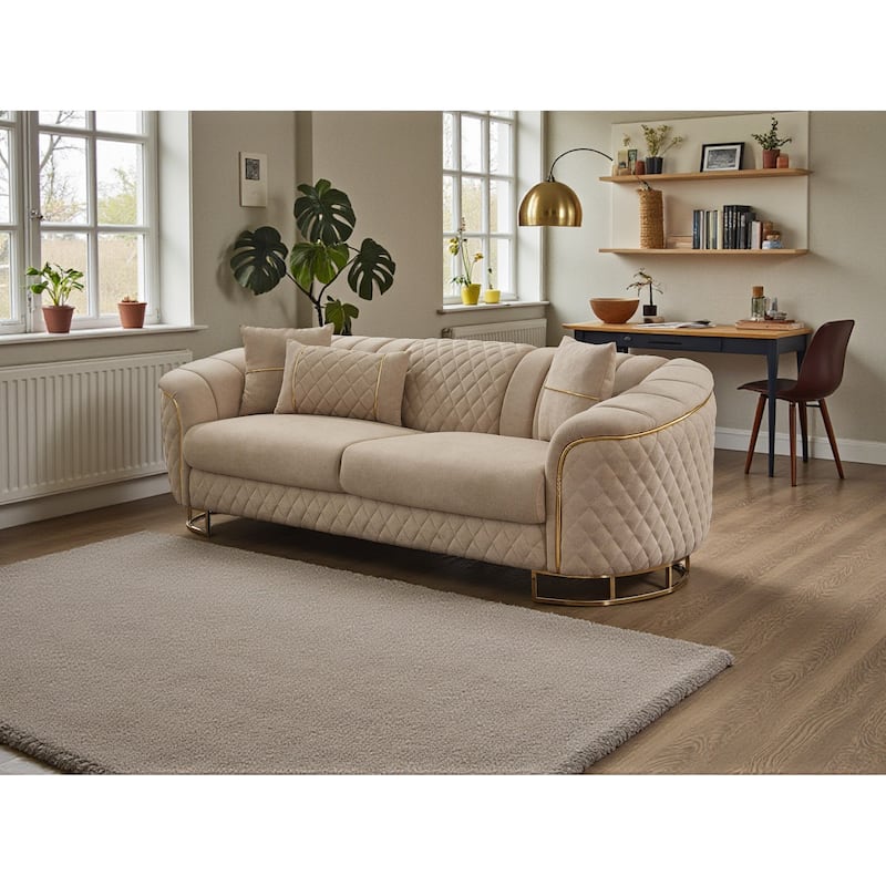KLYDE 4 Pieces Living Room Sets 2 Sofa 2 Chair