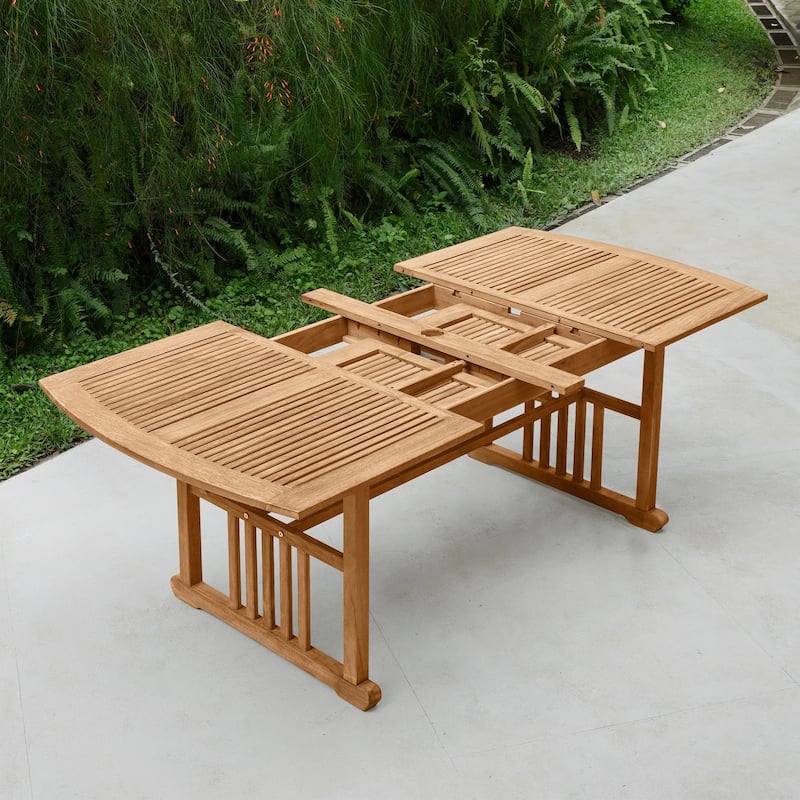 Cambridge Casual Caterina 6-Piece Teak Outdoor Extendable Dining Set