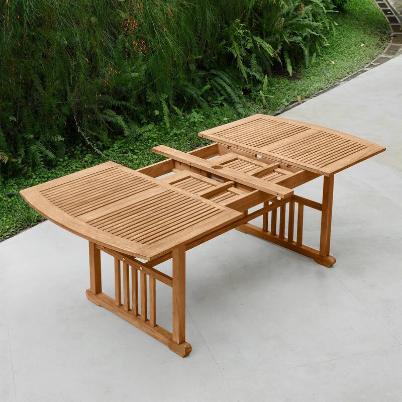 Cambridge Casual Houston 6-Piece Teak Outdoor Dining Set with Cushion