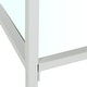 preview thumbnail 8 of 15, SAFAVIEH Slater 36-Inch Glass Tier Etagere Bookshelf, White - 36" x 12" x 80"