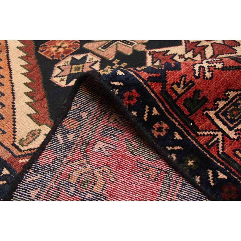 ECARPETGALLERY Hand-knotted Andelz Dark Red Wool Rug - 4'1 x 6'4