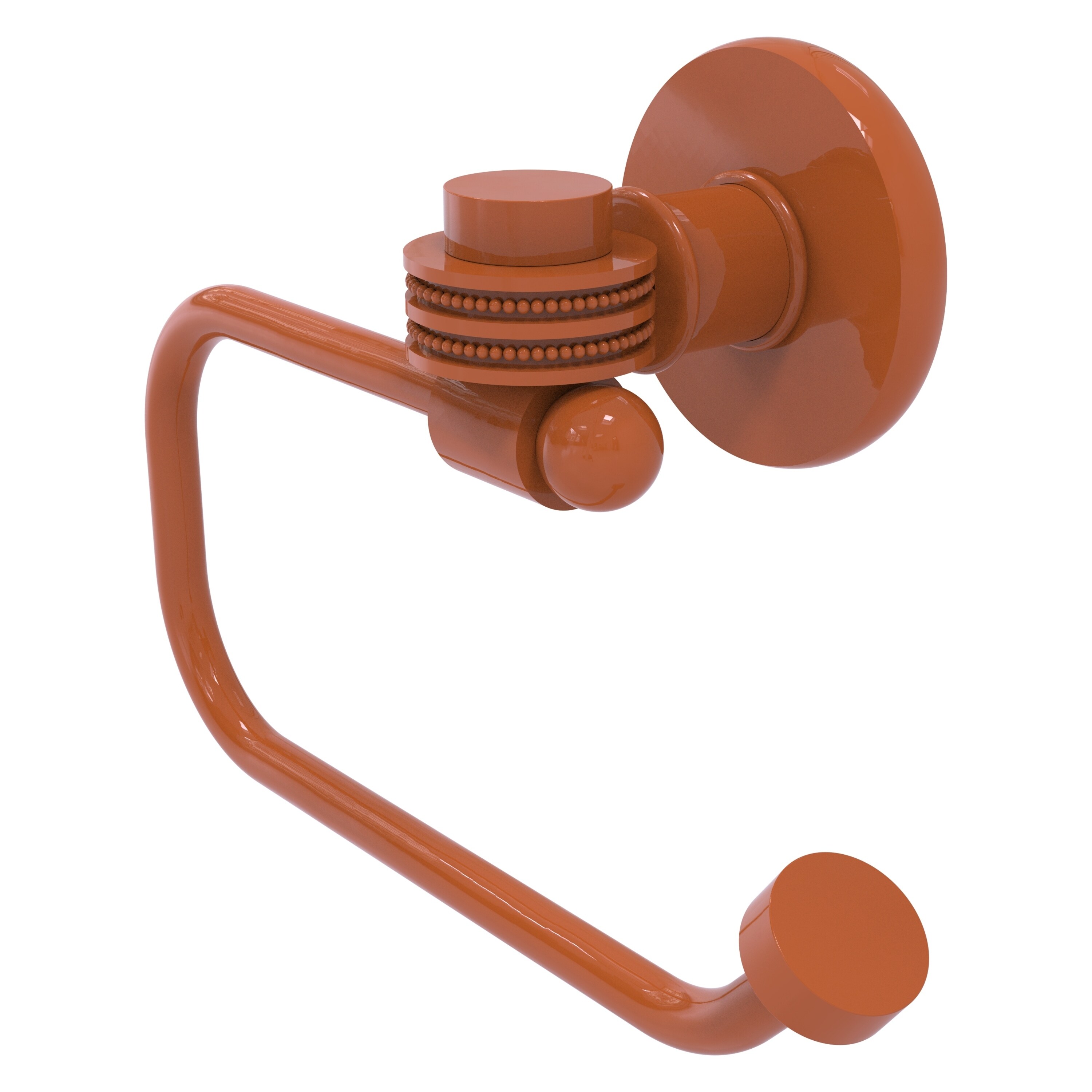 Allied Brass Continental Collection Euro Style Toilet Tissue Holder with Dotted Accents
