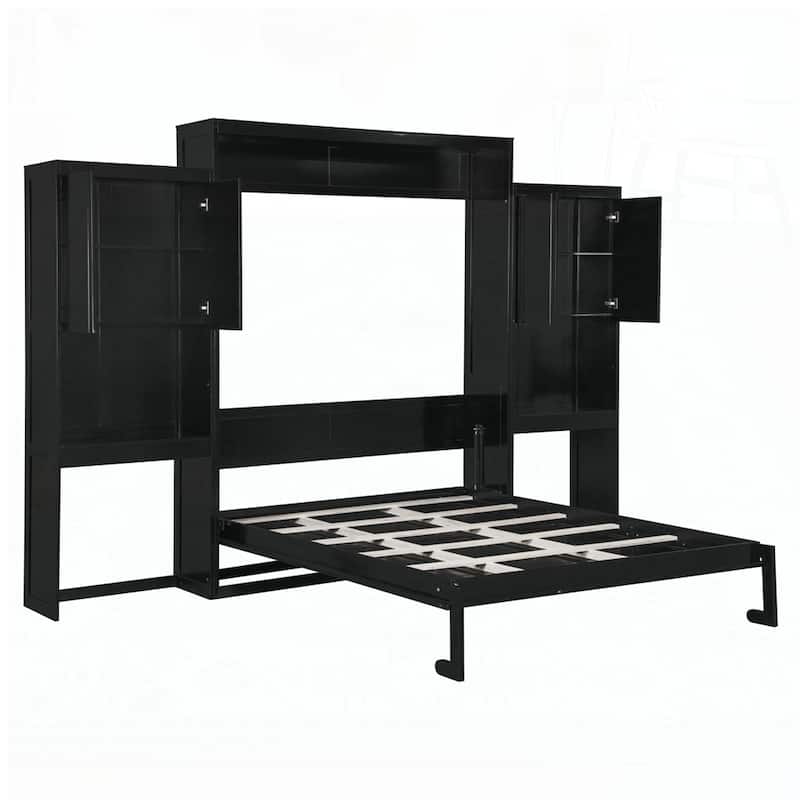 Murphy Bed with Vanity and Cabinets