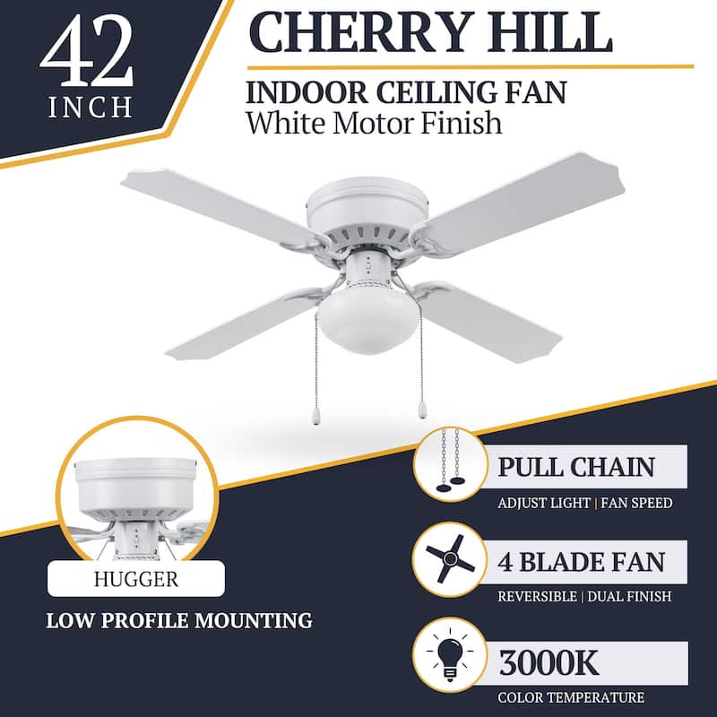 42" Prominence Home Cherry Hill Indoor Ceiling Fan, Espresso Bronze - 42
