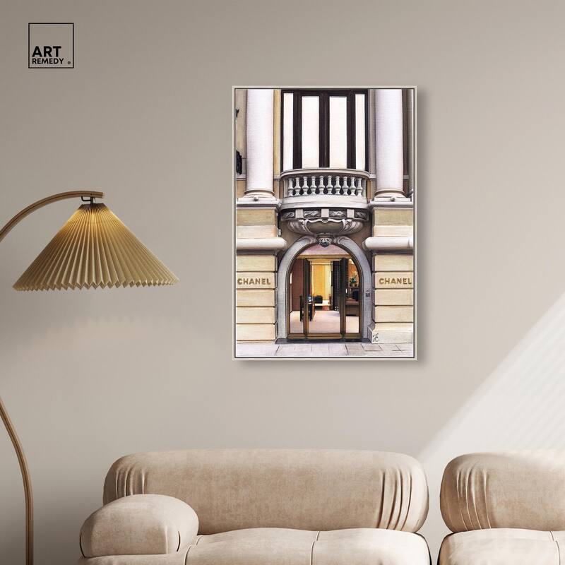 Expensive Store in Paris Canvas by Art Remedy