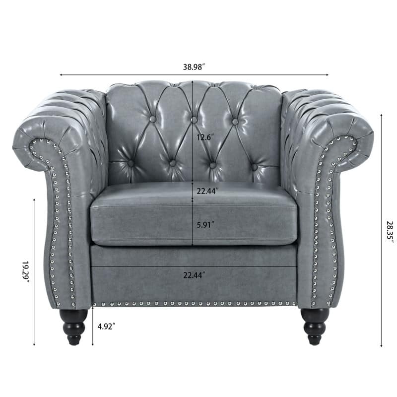 A PU Seater Sofa For Living Room