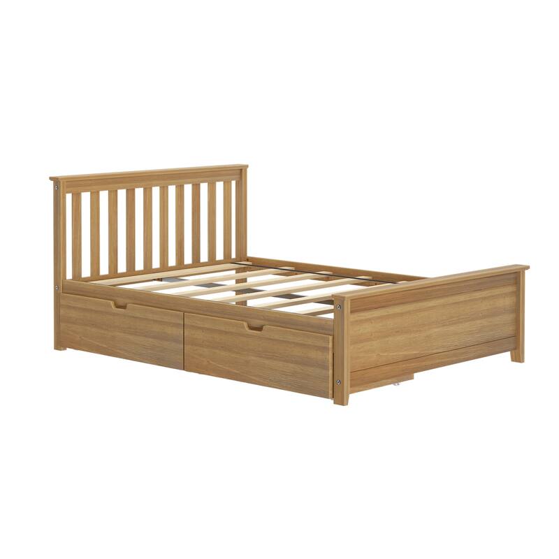 Max and Lily Full Bed with Under Bed Storage Drawers