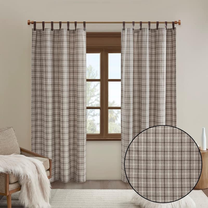 Rod Pocket and Back Tab Curtain Panel