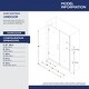 preview thumbnail 2 of 9, DreamLine Unidoor 57-58 in. W x 72 in. H Frameless Hinged Shower Door with Shelves - 57" - 58" W