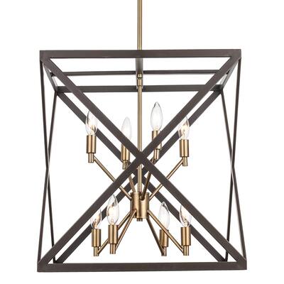 Trans Globe Lighting 71058 Ackerman 8 Light 20" Wide Cage Pendant