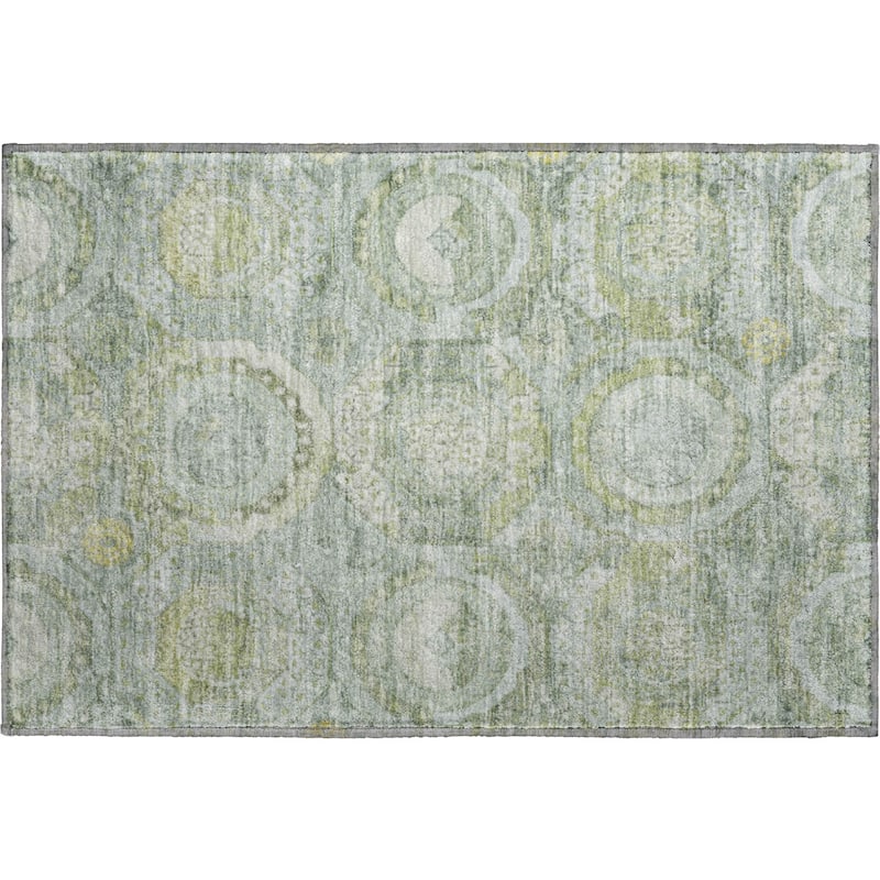 Premium Washable Super Soft Vintage Medallions Mayfield Rug