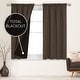 preview thumbnail 76 of 117, Deconovo 100% Full Blackout Double-Layer Rod Pocket Curtains (2 Panels)