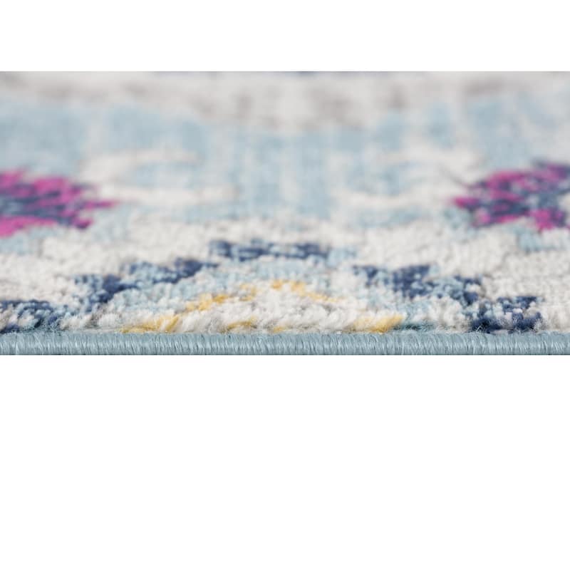 HomeRoots Oriental Transitional Runner Area Rug - 168 in. x 27 in. x 0.4 in.