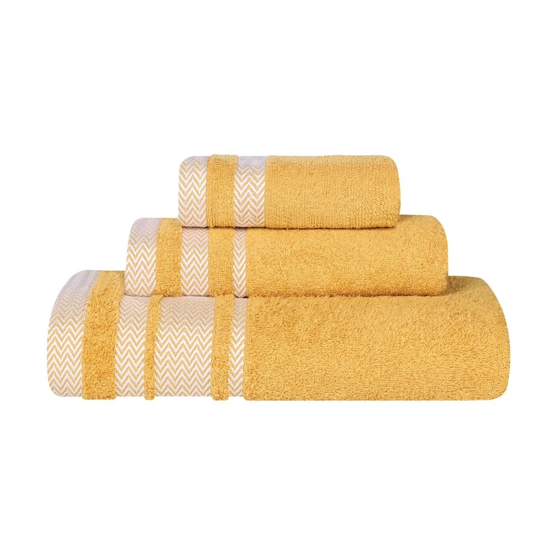 Superior Hays Cotton Medium Weight 3 Piece Bathroom Towel Set