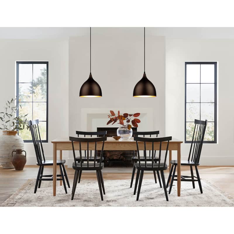 Urban design Oil Rubbed Bronze 1 light Pendant - 10 inches high