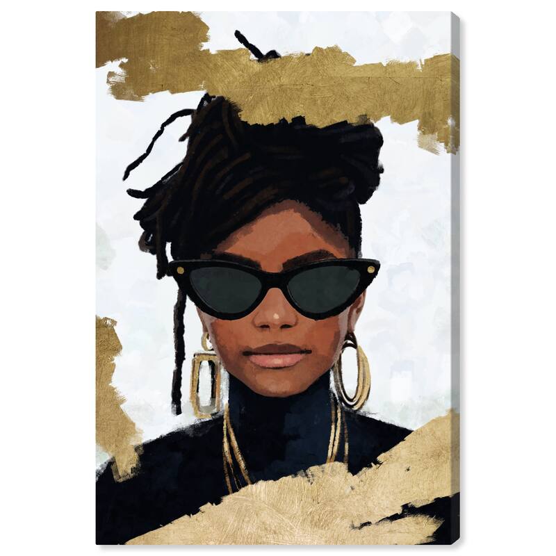 Wynwood Studio Canvas Fashion and Glam Mystified Gold and Metallic Gold Glam Wall Art Canvas Print