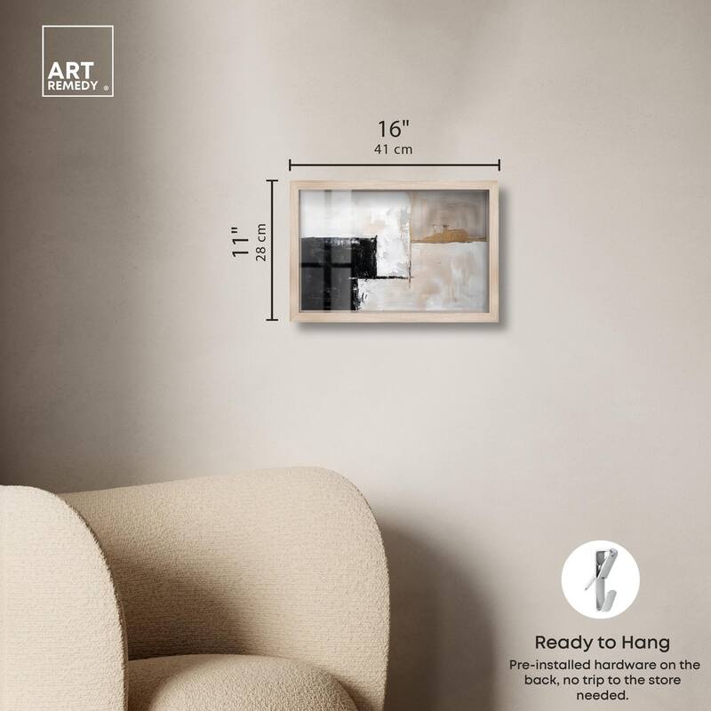 Black Dust and White Ash II Shadowbox by Art Remedy