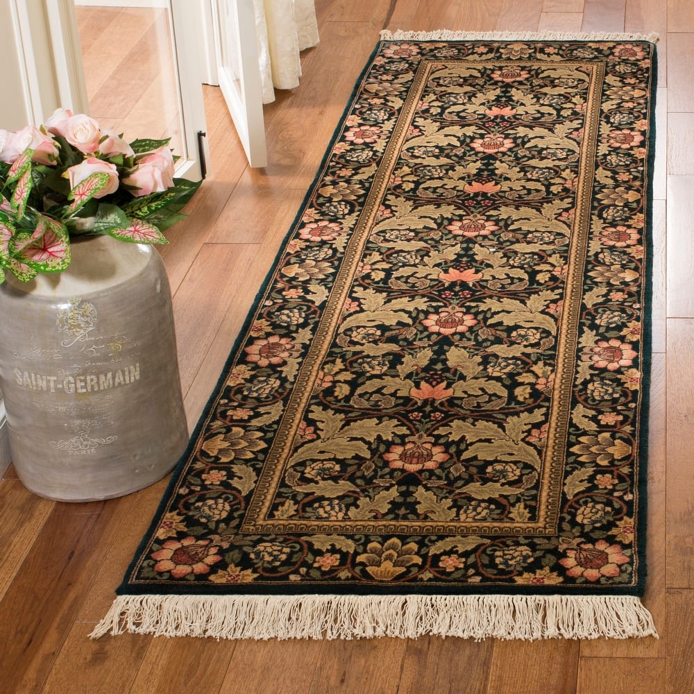 SAFAVIEH Couture Hand-knotted Versailles Tetje Traditional Oriental Silk Rug