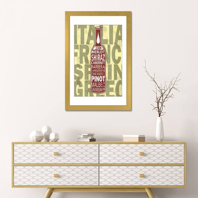 iCanvas "Red Wines" by Fly Graphics