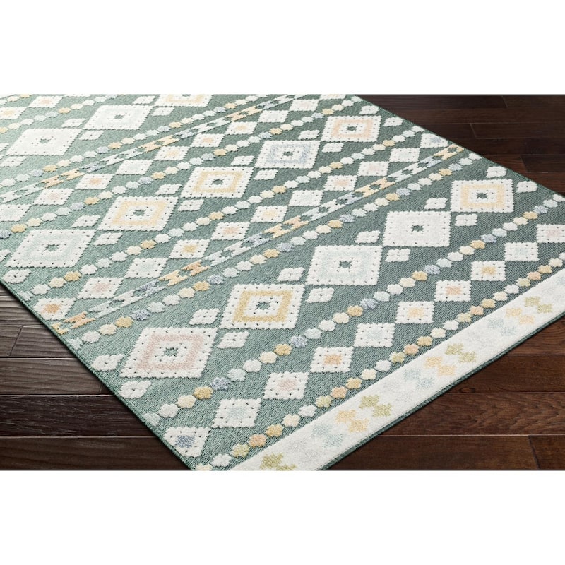 Livabliss Lakeside Tropical Nature Outdoor Area Rug
