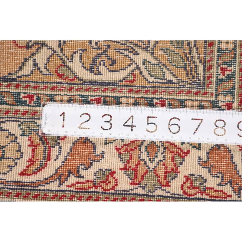Orange Anatolian Turkish Accent Rug Hand-Knotted Wool Carpet - 2'11" X 6'0"