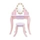preview thumbnail 8 of 9, Teamson Kids Vanity Pretend Playset with LED Illuminated Mirror, Matching Stool, and Storage Drawer