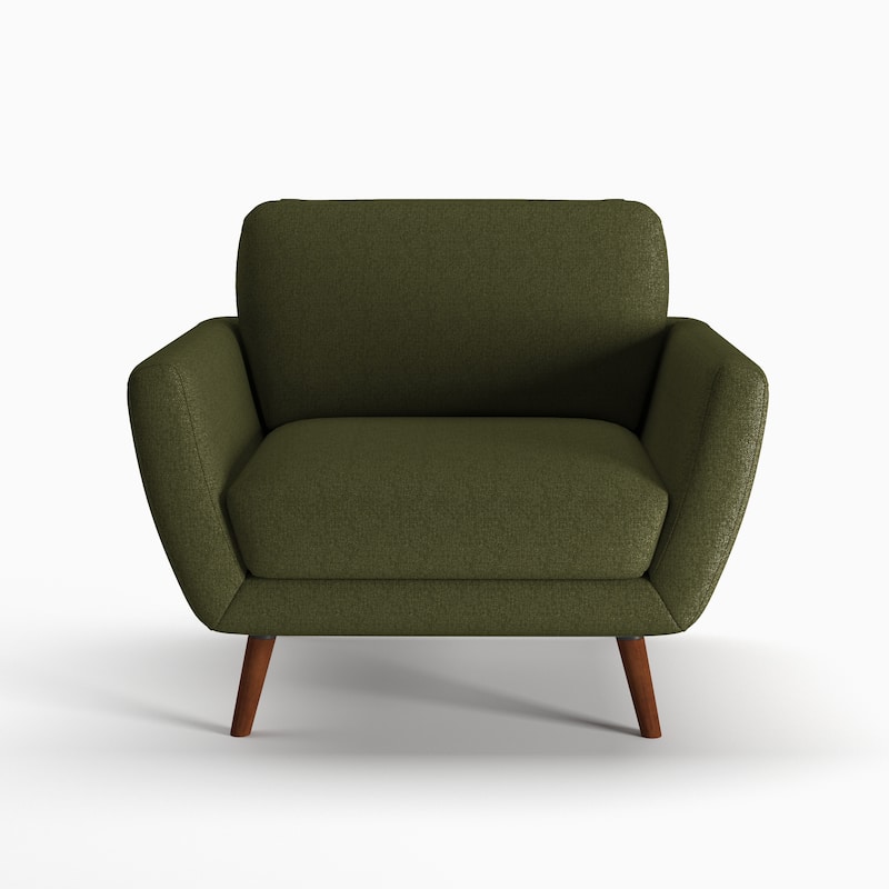 Artdeco Home - Carson Carrington Maglo Upholstered Loveseat - Olive Green