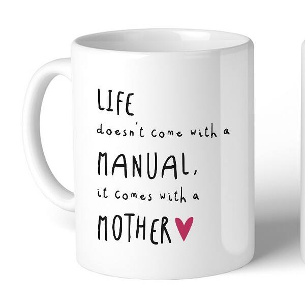 Life Manual Mother 11 Oz Ceramic Coffee Mug Overstock 22387288