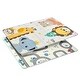 preview thumbnail 4 of 8, Multi Color Foam Foldable Baby Play Crawling Mat with Raised Letters and Anti-Slip Texture - 71” L x 55” W