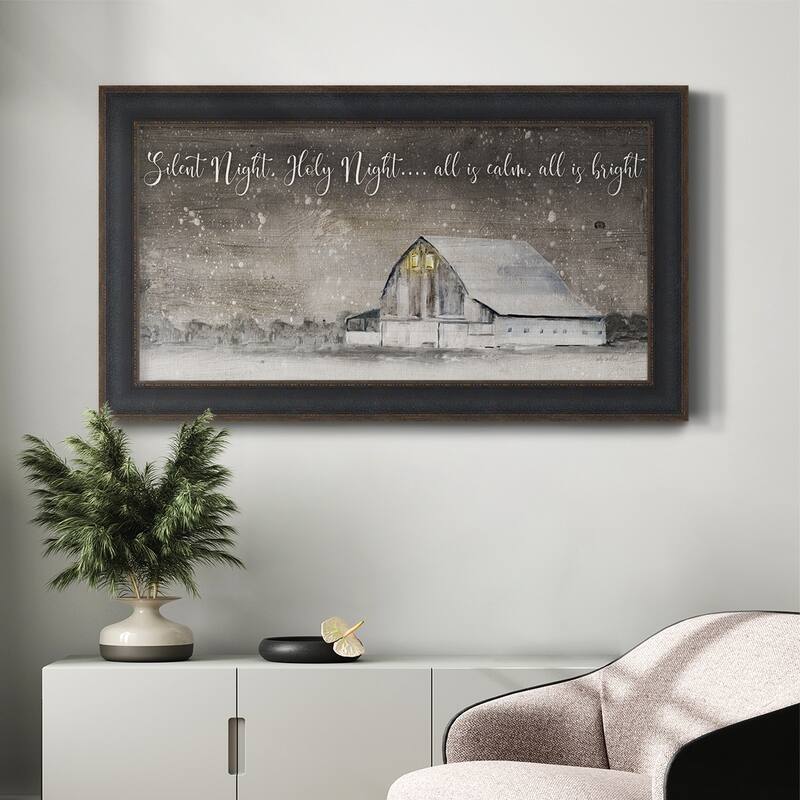 Silent Night Premium Framed Canvas- Ready to Hang