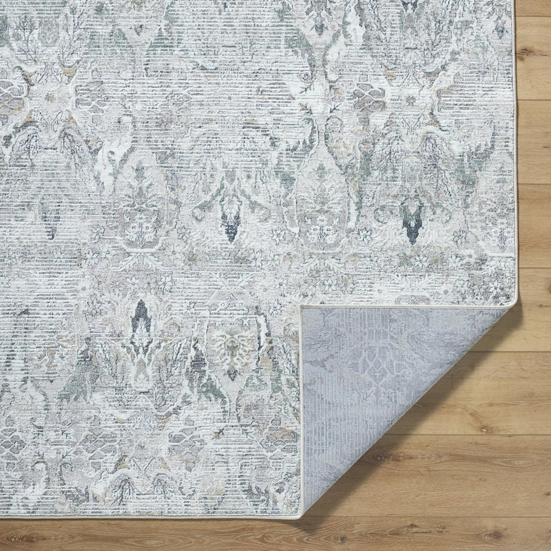 Livabliss Lorenz Traditional Medallion Area Rug