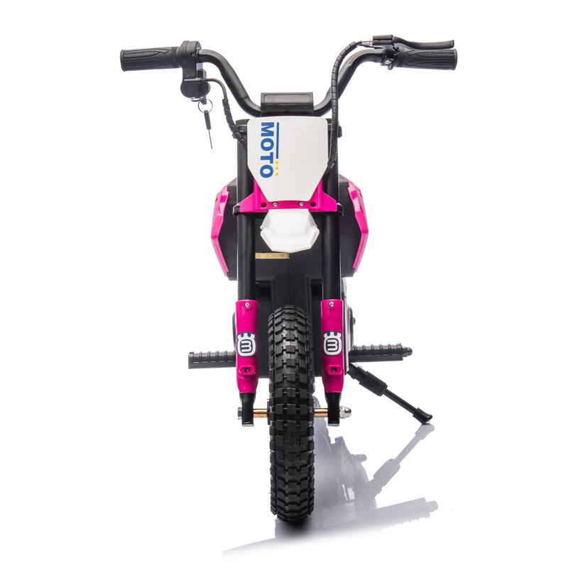 24V Kids Ride On Electric Toy Motocross Motorcycle,200W High Speed Hub Motor,Adjustable speed,For Kids Aged 5-15.