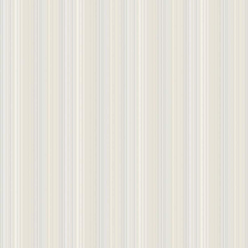 Galerie Wallcoverings Smart Stripes 2 Pinstripe Stripe Vinyl on Non-Woven Matte Wallpaper Roll - 33 feet x 21 inches - Blue/Beige