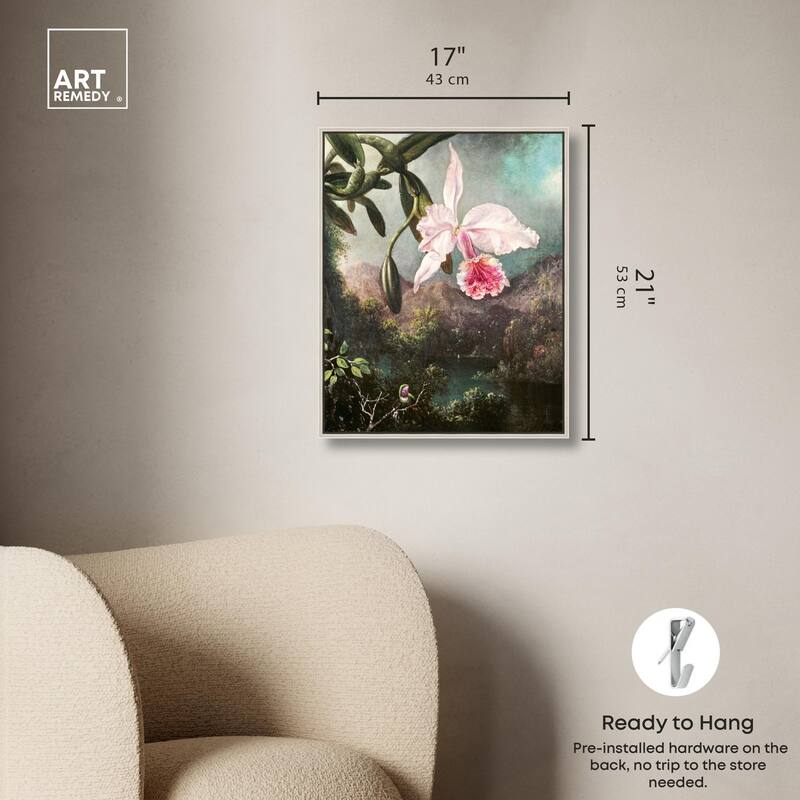 Orchid Blossoms 1873 Canvas by Art Remedy