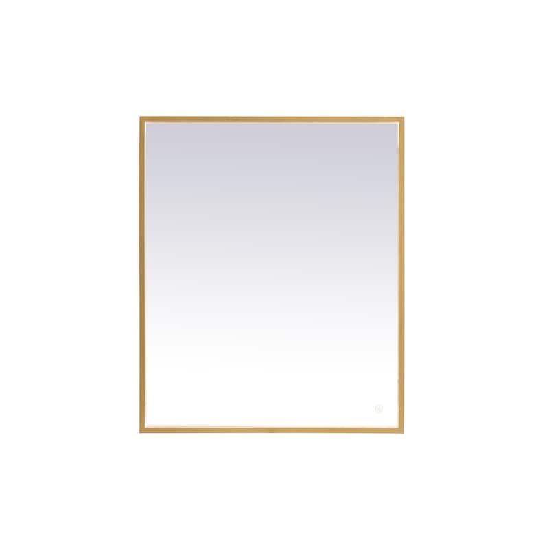 Indigo Home 30x36 inch LED mirror with adjustable color temperature