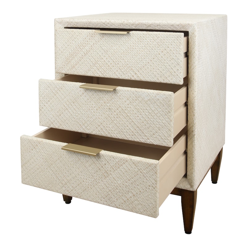 NPD Furniture Brinley 3 Drawers Nightstand