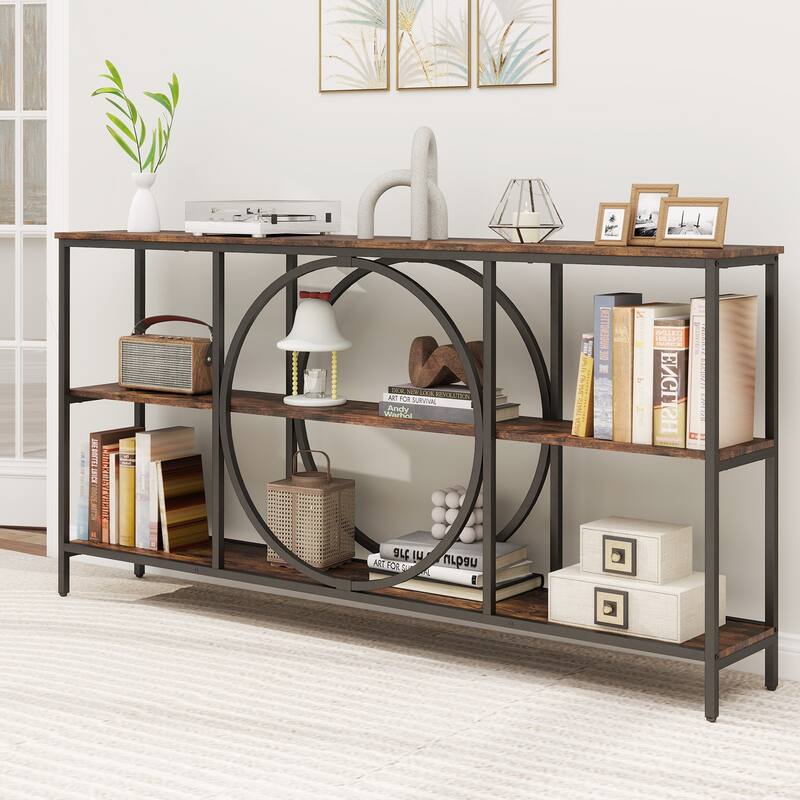 Gymax Jewelry Wood Cabinet Armoire Storage Box Chest St& Organizer