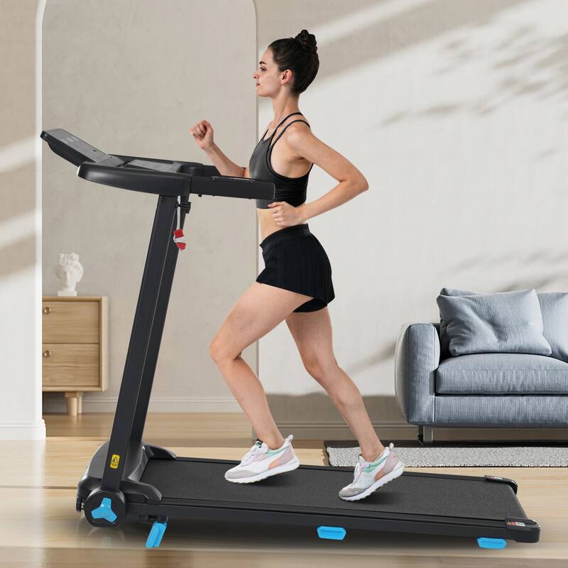 Treadmill with Incline,3.0HP Quiet Foldable Treadmills, 10.0MPH 300 LBS Weight Capacity Home Exercise Equipment Treadmills