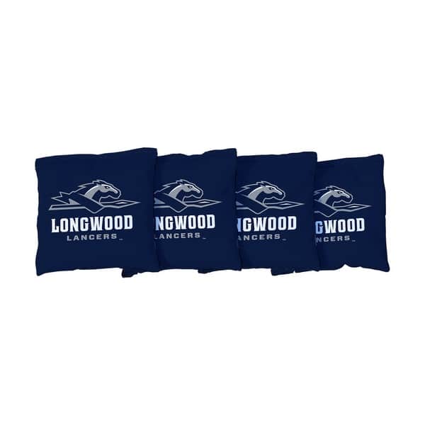 slide 2 of 3, Longwood University Lancers Blue Cornhole Bags All-Weather Resin Filled