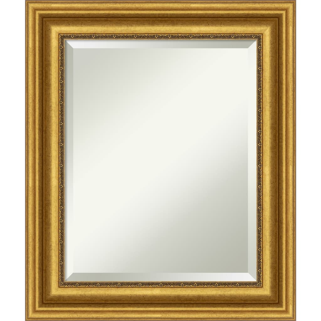 Beveled Wall Mirror - Parlor Gold Frame - Parlor Gold
