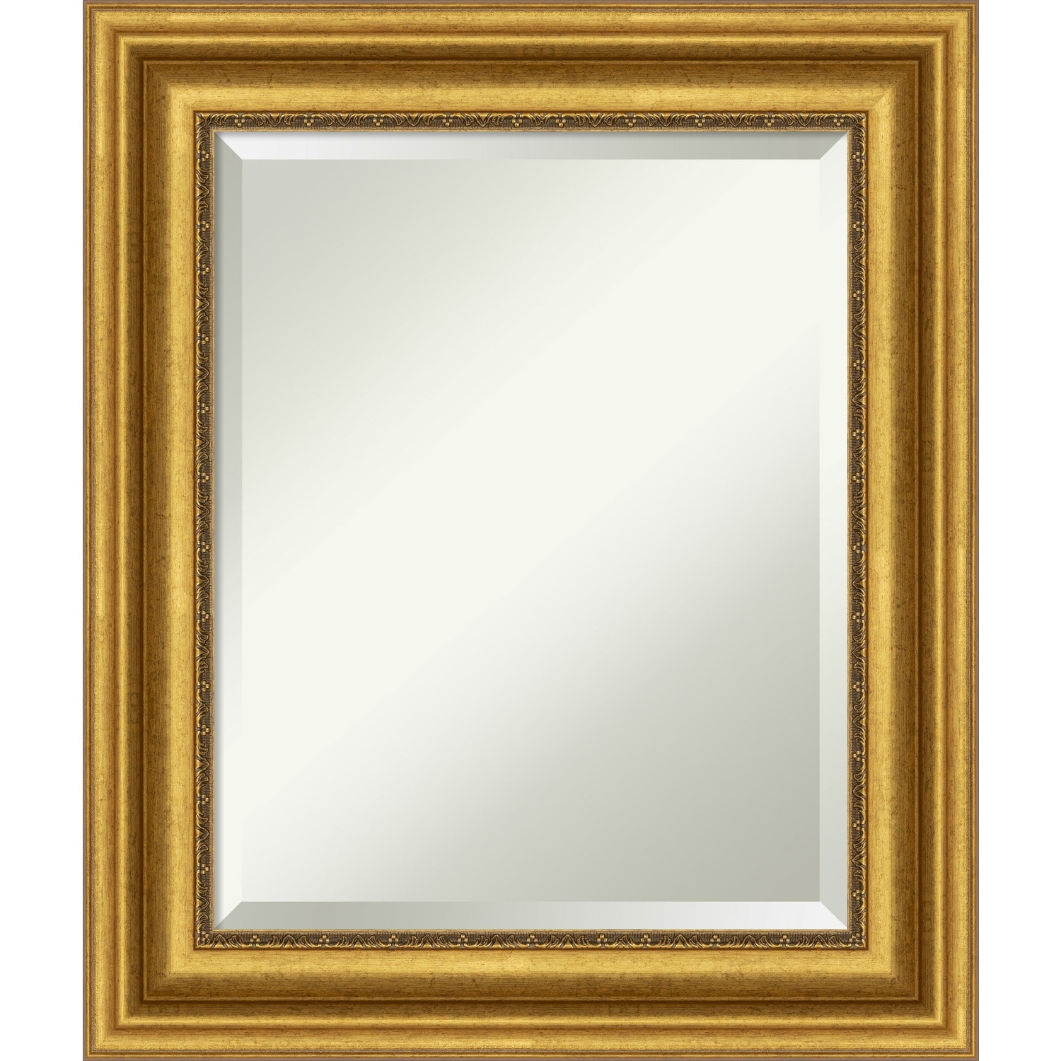 Beveled Wall Mirror - Parlor Gold Frame - Parlor Gold