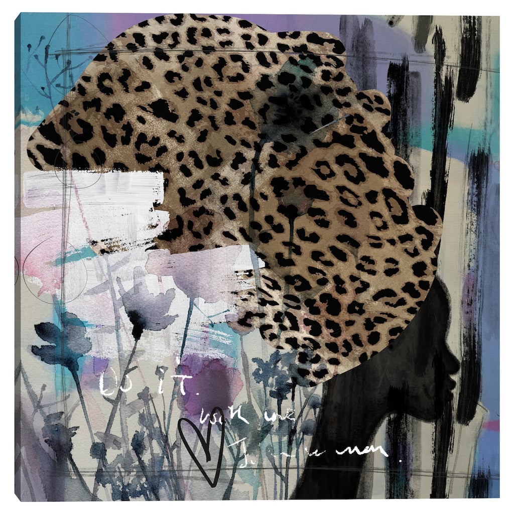 Turban Beauty by Synthia SAINT JAMES Canvas Art Print