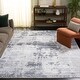 preview thumbnail 10 of 19, SAFAVIEH Whisper Haretina Modern Abstract Rug 9' x 12' - Grey/Light Beige - Rectangle