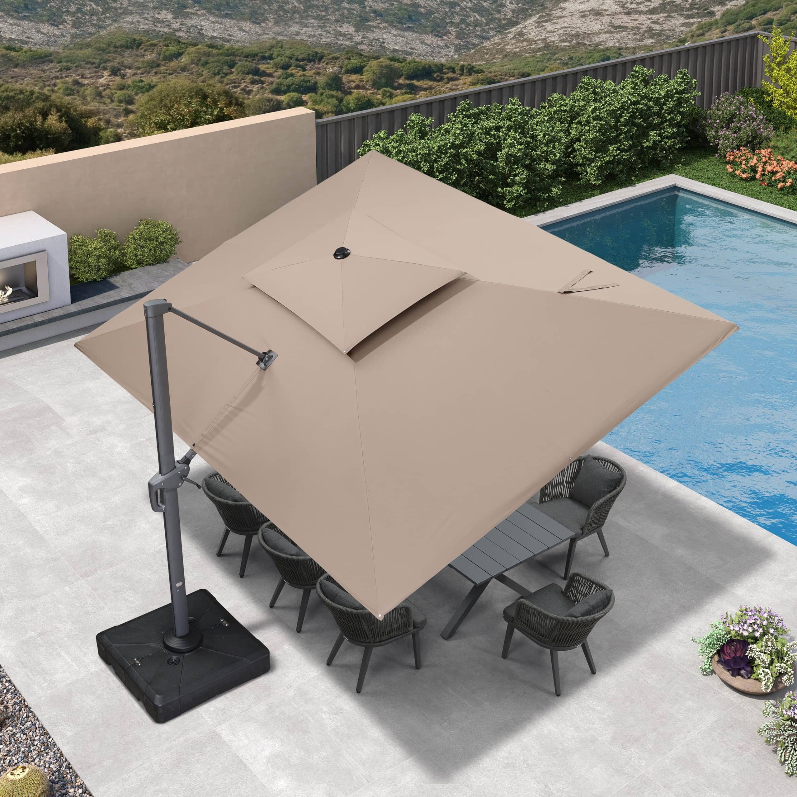 Option 10x13ft-Taupe