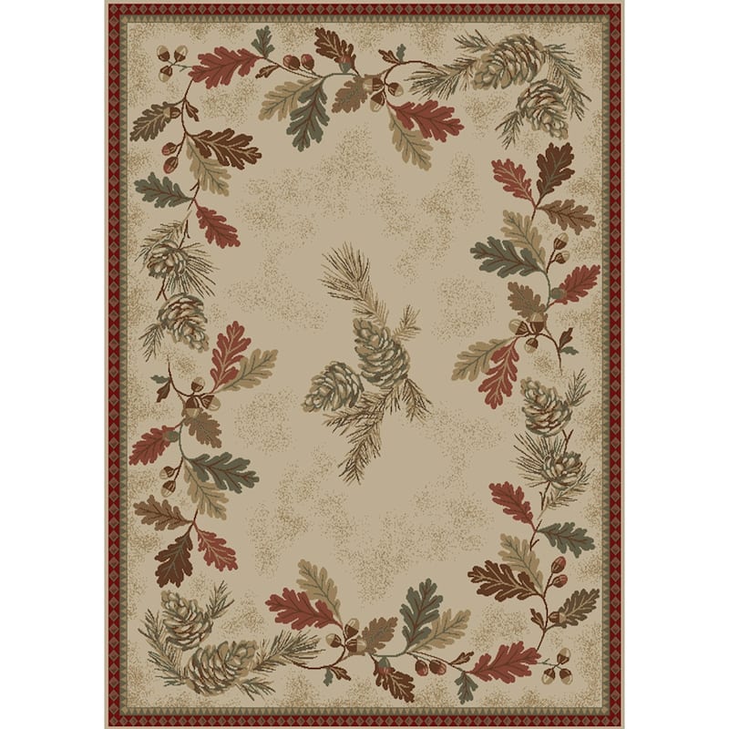 American Destination Oak Mountain Lodge Area Rug - 7'10" x 9'10"