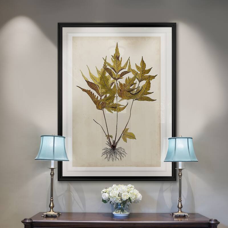 Fern Botanical II -Custom Framed Print