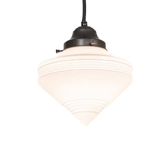 Meyda Tiffany 257313 8" Wide Mini Pendant - Craftsman Brown