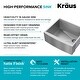 preview thumbnail 26 of 100, KRAUS Kore Workstation Farmhouse Apron Stainless Steel Kitchen Sink